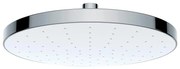 WENKO 24000100-душова глава с автоматично почистване 22,5x22,5 cm лъскав хром/бяла
