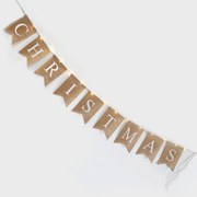 Led мини коледен гирлянд Hessian Xmas Flag