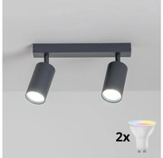 Brilagi - LED димируемо точково осветително тяло SELE 2xGU10/6,5W/230V антрацит