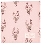 Розова памучна покривка за маса , 100 x 100 cm Dina - Green Gate