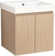 Конзолен PVC шкаф AMO-50 5157-50+УМИВ. 5953W-51CM, Inter Ceramic, 56х51х46см