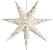 Бяла висяща коледна светлинна украса Baroque – Markslöjd