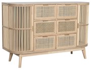 Скрин Home ESPRIT Златен Естествен Ела 120 x 40 x 80 cm