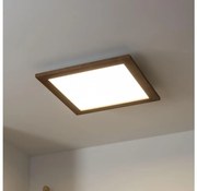Brilagi -LED Плафониера SLIMFRAME WOOD LED/36W/230V 49,5x49,5 см тъмнокафяв