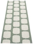 Зелена и кремава пътека за открито и закрито 70x200 cm Sten Army – Pappelina