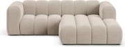 Бежов ъглов диван (десен ъгъл) Lupine – Micadoni Home