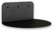 Черен метален стенен рафт 30 cm Flex – Spinder Design