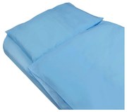 SkinPro Silver - Антибактериален чаршаф 60x120 см, синьо