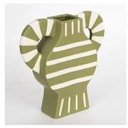 Керамична ваза 32x30,8 см зелен