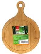Бамбукова дъска с дръжка кръгла ф20,5см (B3066-5)