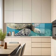 Арт гръб за кухня - Костенурка