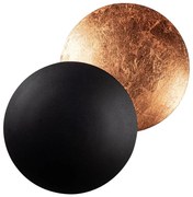 LED стенна лампа в черен и меден цвят ø 25 cm Yosma – Opviq lights