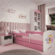 Детско легло Babydreams Cartoon-Roz-180 x 80-Zoo