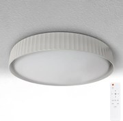 Brilagi - Димируемо таванно осветително тяло LUCIA LED/60W/230V Ø 59 см бял+дистанционно управление
