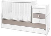 LORELLI Classic Трансформиращо се легло-люлка 70/160 см. MAXI PLUS БЯЛО/ STRING