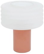 Настолна лампа atmosphera Asti, Стъкло, 36 cm - Розов