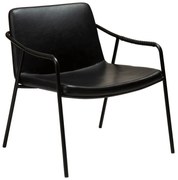 Черно кресло от изкуствена кожа Boto - DAN-FORM Denmark