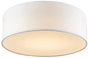 Таванна лампа бяла 30 см с LED - Drum LED