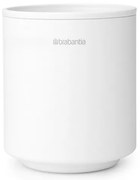 Стойка за четки за зъби Brabantia MindSet 1005685, Лесно почистване, Широк отвор, Минерално покритие, Бял