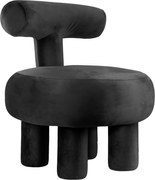 Черно кадифено кресло Abrazo – Leitmotiv