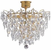 Таванна лампа в златисто Luxy, ø 48 cm Rosendal - Markslöjd
