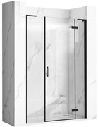 Душ кабинни врати Rea Hugo 120 Black