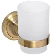 Държач за четки за зъби 7x9,5 cm, бронзов