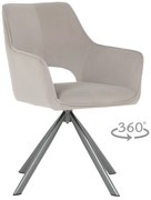 Трапезен стол READING 2 - светлосив MJ 3