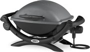 Електрическо барбекю Weber Q1400 Dark Grey, 2200W, 43х32 см