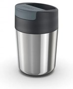 Чаша за пътуване в тъмно синьо лъскаво сребро 340 ml Sipp - Joseph Joseph