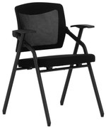 Посетителски стол Carmen 1708 - черен