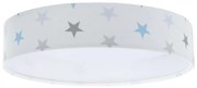 LED Плафониера GALAXY KIDS LED/24W/230V звезди бяла/сива/синя