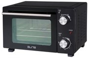 Мини фурна Elite EMO-2510, 800W, 10 л, 2 нагревателя, От 90 до 230C, Таймер 30 мин, Черен