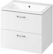 Cersanit S801-309-DSM- Стенен шкаф за баня с умивалник NIKO 60x45 см бял