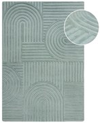 Тюркоазен вълнен килим , 120 x 170 cm Zen Garden - Flair Rugs