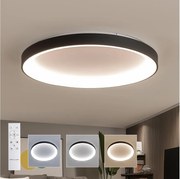Brilagi - LED димируемо осветително тяло FALCON II LED/108W/230V 3000-6500K Ø 80 см черно + дистанционно управление