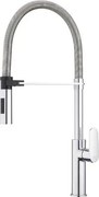 Paffoni - Кухненски смесител с изтегляема душ слушалка CANDY 52,5 см лъскав хром
