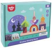 Tooky Toy - Дървена игра със сенки, за подреждане и нанизване TH376