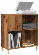 857171 vidaXL Шкаф за грамофонни плочи, 84,5x38x89 см, инженерно дърво