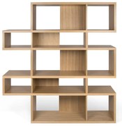 Библиотека за книги от дъб Лондон, 34 x 160 cm - TemaHome