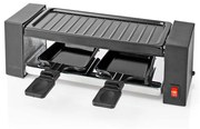 Nedis FCRA210FBK2 - Раклет грил с аксесоари 400W/230V