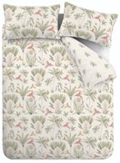 Бежово двойно спално бельо 200x200 cm Paradiso Palm – Catherine Lansfield