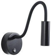 Zambelis 22049 - гъвкава LED лампа 3W/230V CRI90, черна