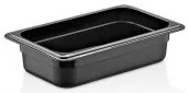 Plast Port - Поликарбонатен гастронорм черен 1/4 h65мм 265х162мм 1.7л (PCP1465-B)(46114065)