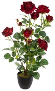 Изкуствено цвете atmosphera Rosebush, 74 cm,Асорти