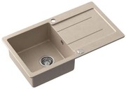 Samona - Кухненска мивка SAMONA 77x44 см гранит/бежова