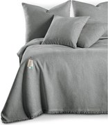 Сиво покривало за легло от шенил 220x240 cm Talo – Filumi