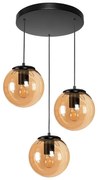 Пендел СИТИ, черен/мед, 3xE27