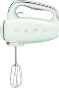Ръчен миксер SMEG 50's Style HMF01PGEU, 250W, 9 скорости, Турбо, Скрит LED дисплей, Таймер, Аксесоари, Зелен