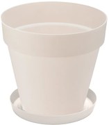 Саксия Yali - 37 х 34 см - Бяла